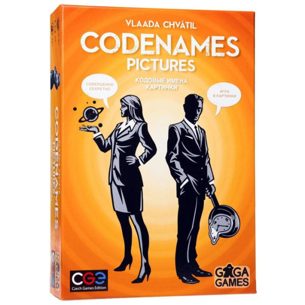 Настольная игра GAGA GAMES GG051 Кодовые имена. Картинки (Codenames)