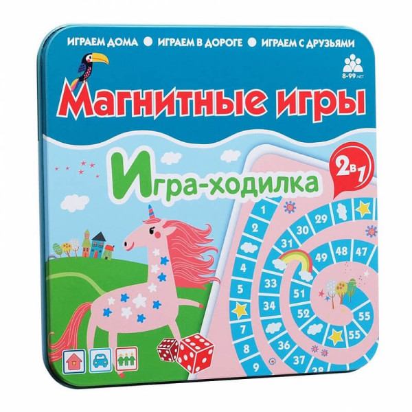Магнитная игра БУМБАРАМ IM-1010 Ходилка Единороги