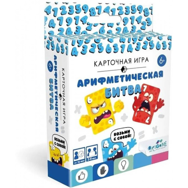 Настольная игра ORIGAMI 5815 Арифметическая битва