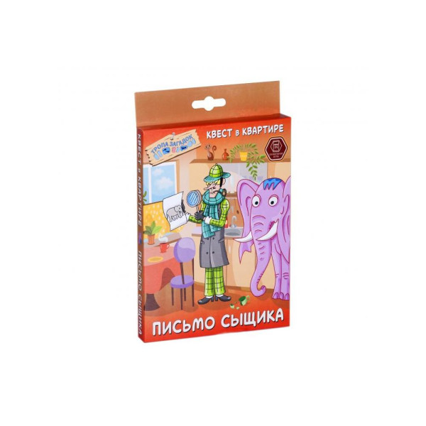 Настольная игра ПРАВИЛЬНЫЕ ИГРЫ 51-01-01 Квест в квартире. Письмо сыщика