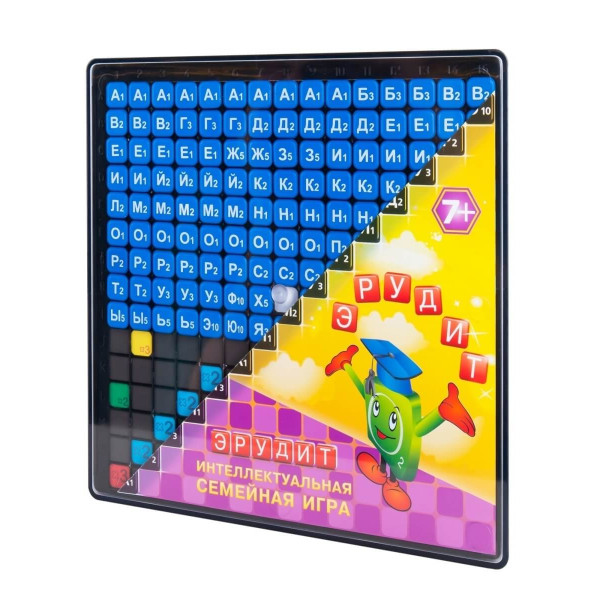 Настольная игра БИПЛАНТ 10012 Эрудит. Синие фишки