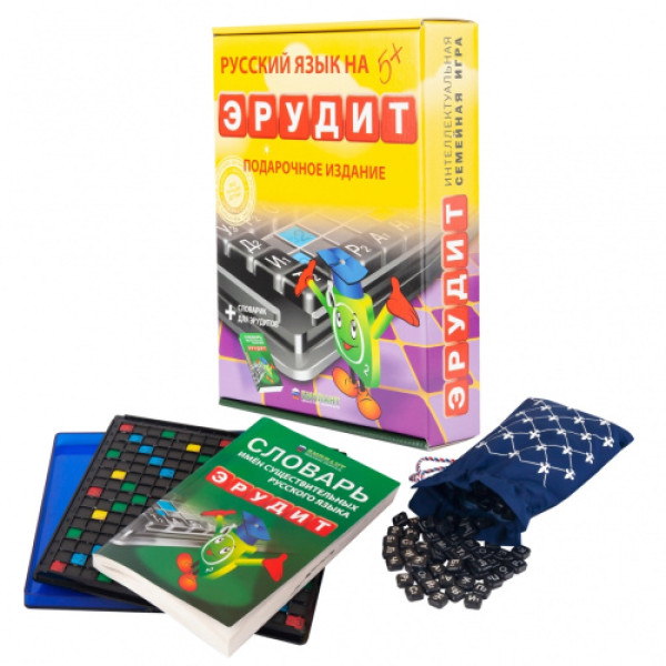 Настольная игра БИПЛАНТ 10008 Эрудит подарочный набор